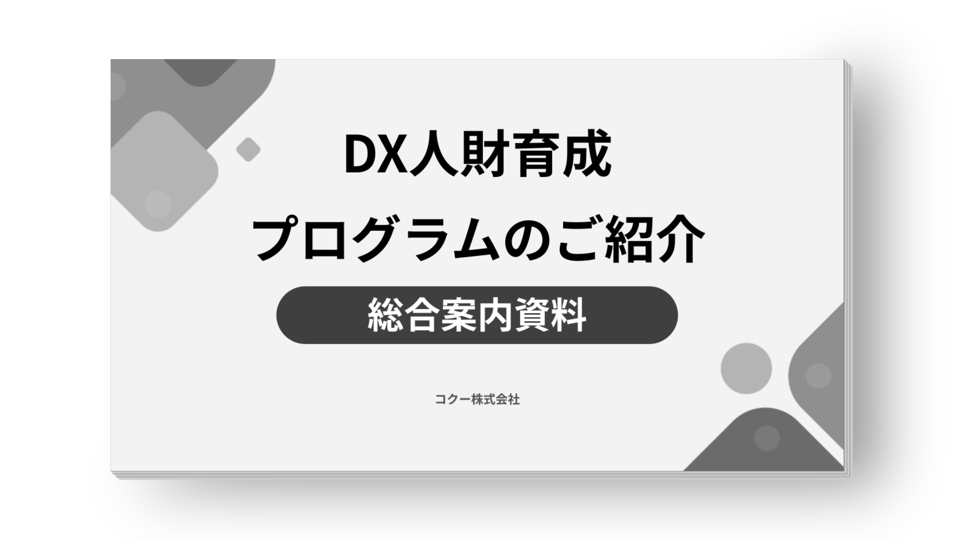 総合案内資料(DX人財育成プログラム) 総合案内資料(DX人財育成プログラム)